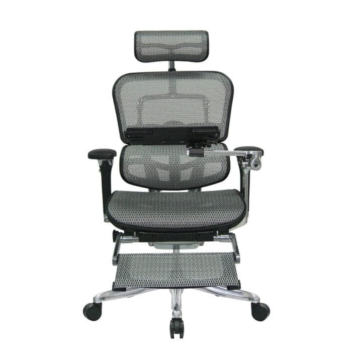 Ergohuman Elite with Laptop Holder and Footrest - AuraElitefront7 in Mumbai by Woodware