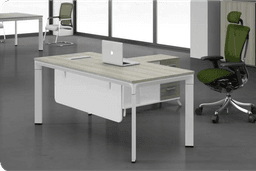 Executive Table Elite Series with side storage options - EliteTable2 in Mumbai by Woodware